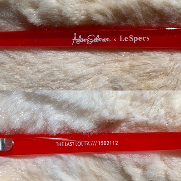 Le Specs THE LAST LOLITA OPAQUE RED SILVER MIRROR - Picture 4 of 8